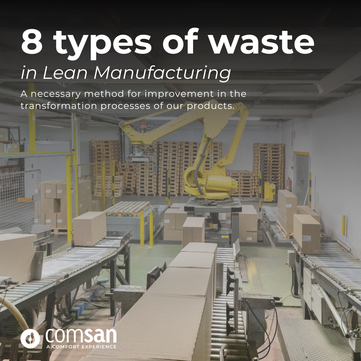8 types of waste in Lean Manufacturing