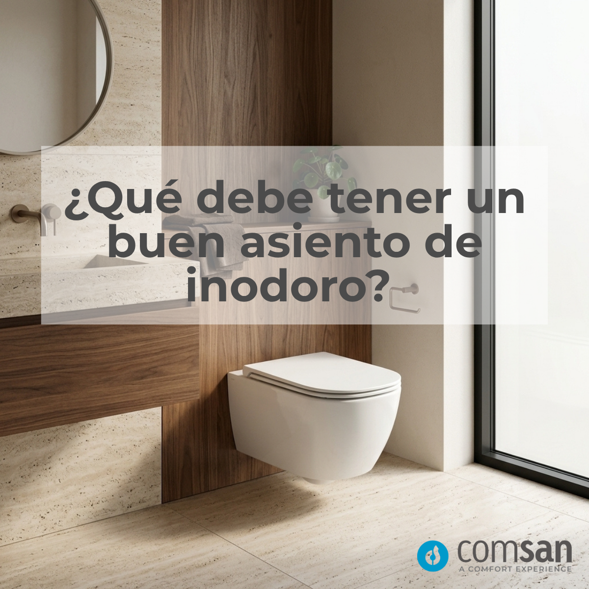 ¿Qué debe tener un buen asiento de inodoro?