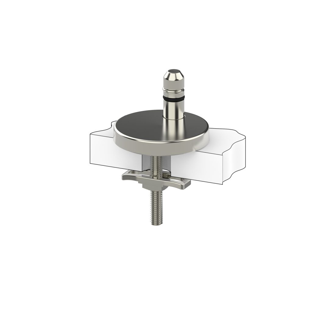 Pivote Extraíble con Base de Fijación Ancha