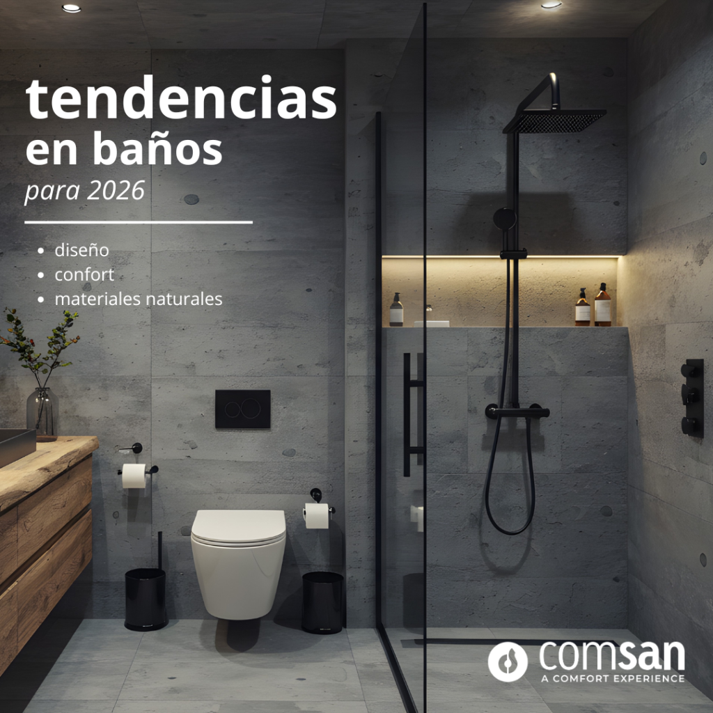 Tendencias en baño para 2026